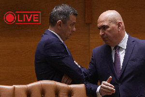 Sorin Grindeanu și Ilie Bolojan. Inquam Photos / Octav Ganea