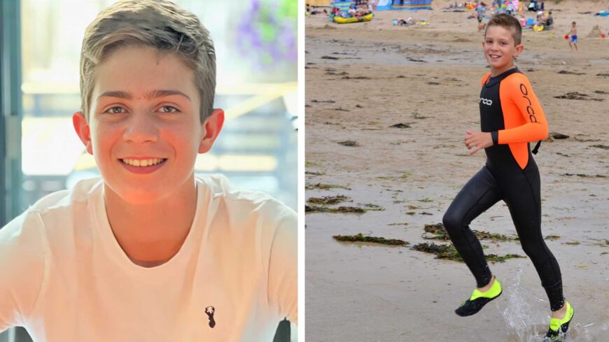 Tânărul în vârstă de 16 ani era descris de către familie și apropiați ca un elev atins de geniu, blând și luminos, pasionat de înot. FOTO: site-ul memorial lucacellawalker.muchloved.com