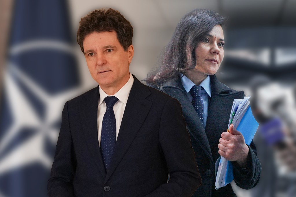 Nicușor Dan și Cristina Chiriac. Foto: Profimedia, Inquam Photos / Mălina Norocea. Colaj: Ion Mateș / HotNews