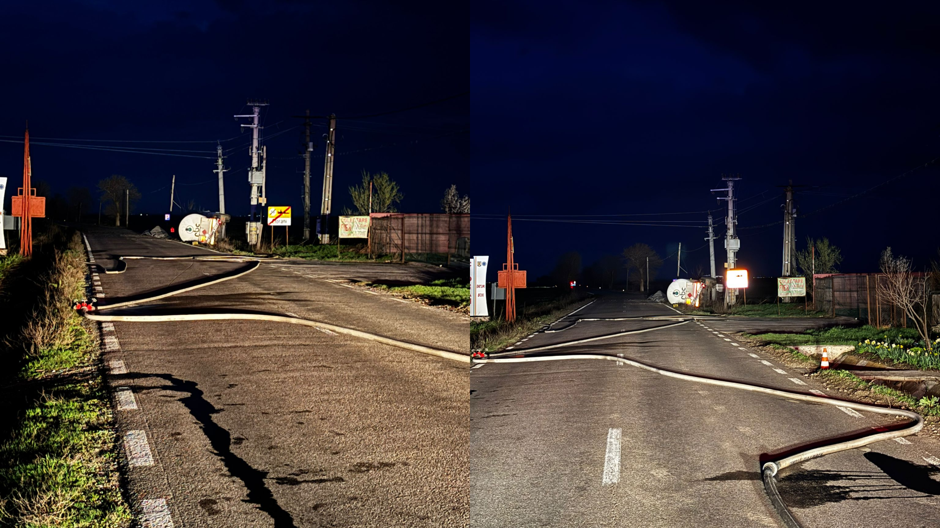 O cisternă cu 30.000 de litri de GPL  s-a răsturnat în Prahova. Populația, evacuată pe o rază de un kilometru