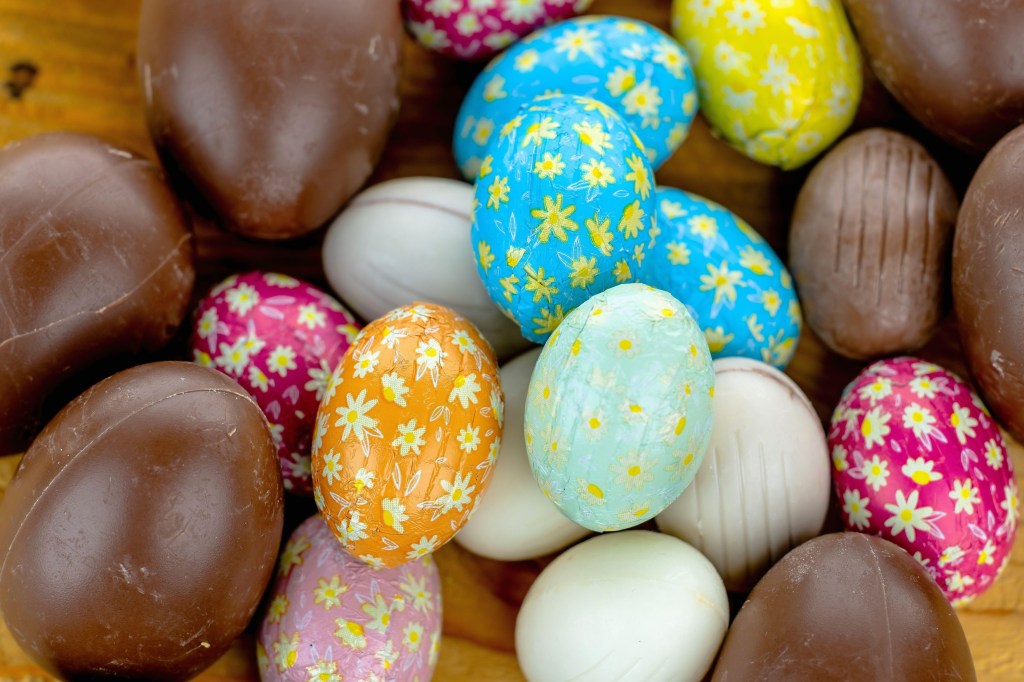 Ouă din ciocolată de Paște. Foto: Manuton / Alamy / Profimedia