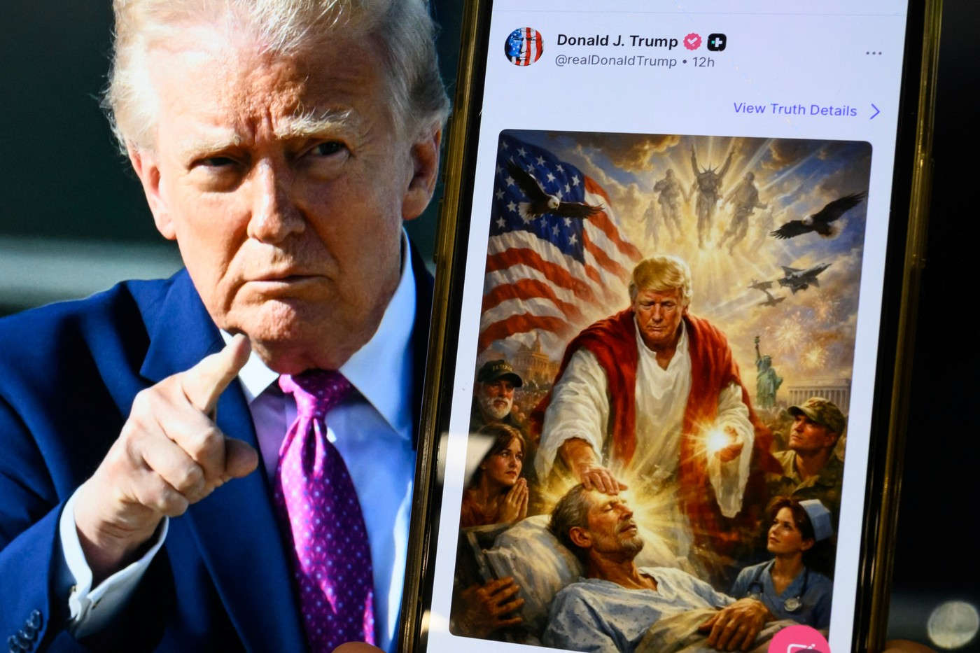 Trump, Papa Leon și Isus: de ce atacurile la adresa Vaticanului și imaginea bizară postată online riscă să-l coste pe președinte la alegeri