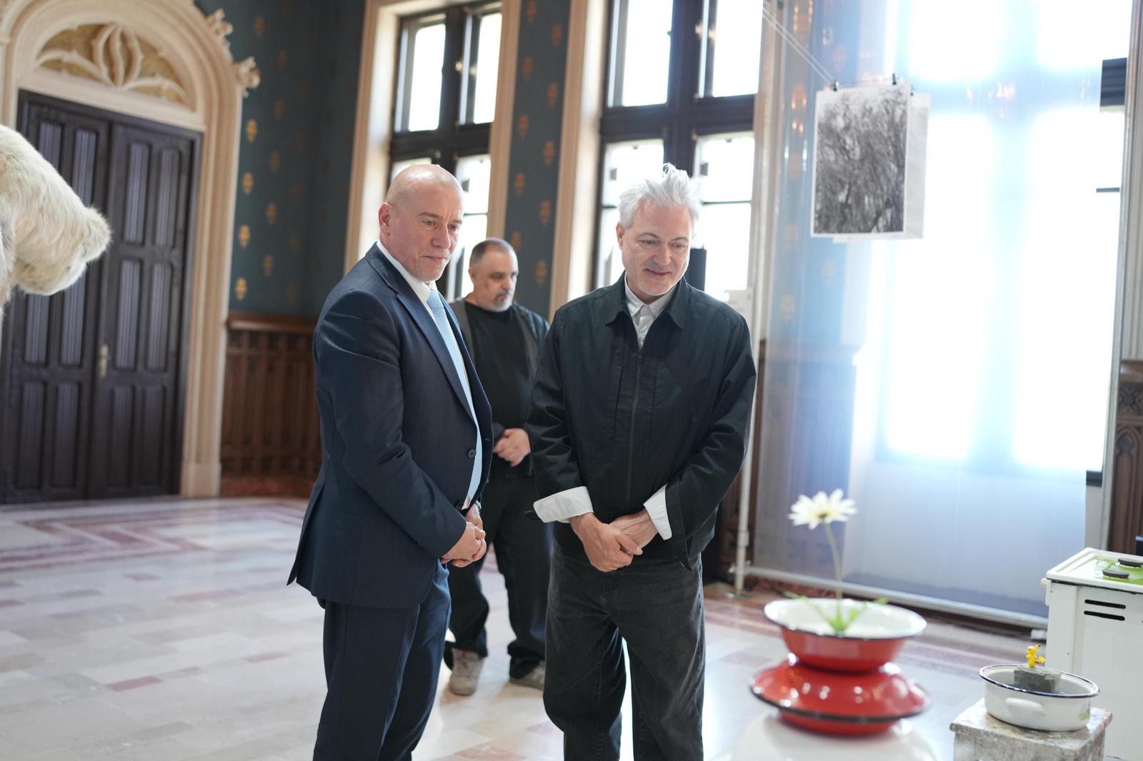 Arta contemporană, în atenția ministrului Culturii: András István Demeter a descoperit expozițiile Romanian Creative Week