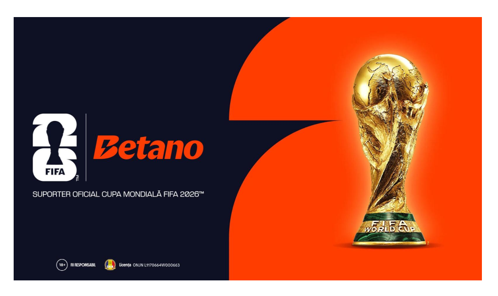 Betano, Suporter Oficial al Turneului FIFA World Cup 2026™ pentru Europa și America de Sud