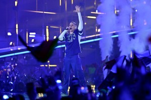 Satoshi, reprezentantul Republicii Moldva la Eurovision. FOTO: Tobias SCHWARZ / AFP / Profimedia