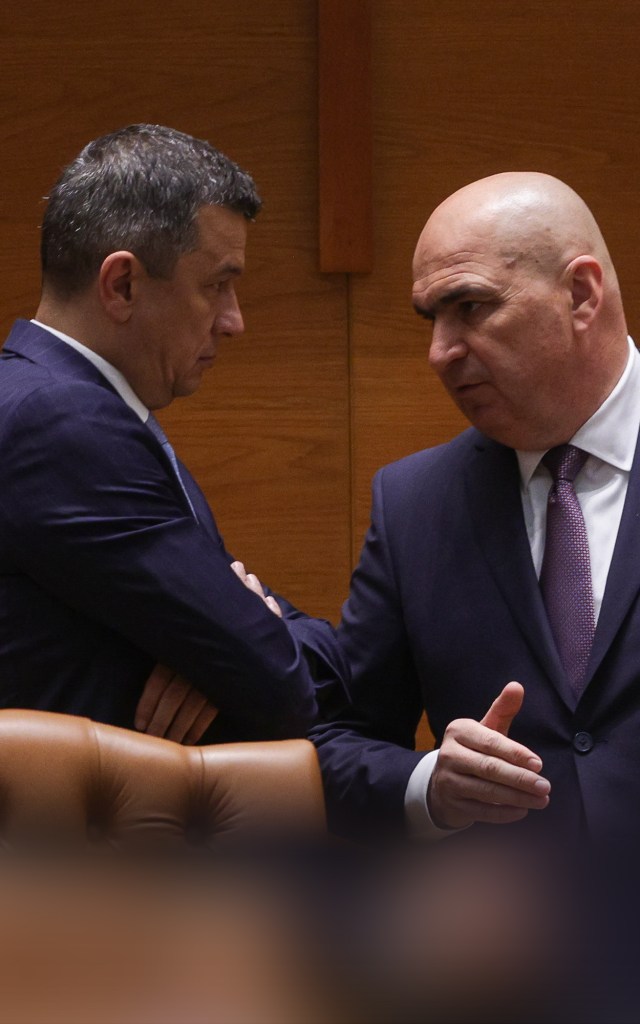 Sorin Grindeanu și Ilie Bolojan. Inquam Photos / Octav Ganea