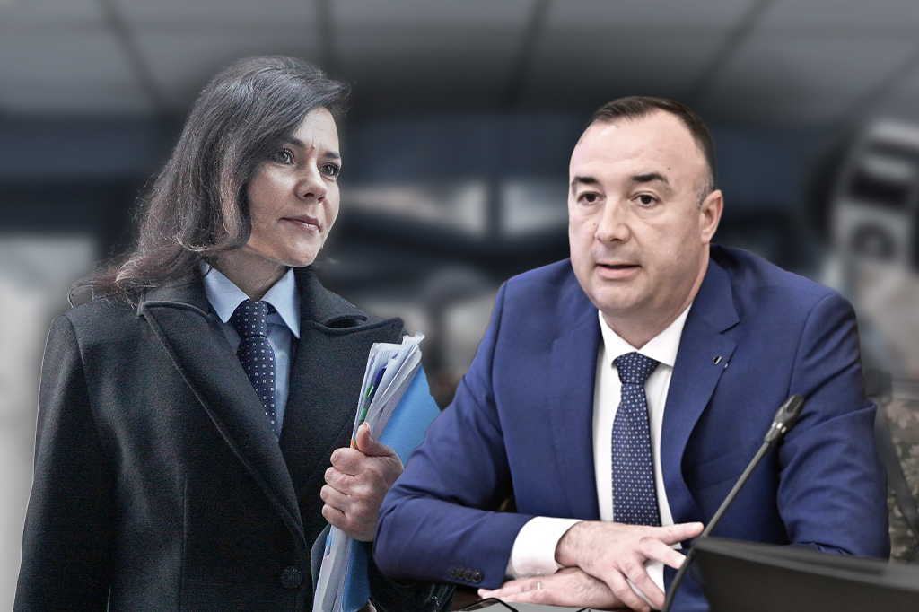 Cristina Chiriac, procurorul general și Gheorghe-Liviu Odagiu, președintele CSM. Foto: Inquam Photos, Agerpres. Colaj: Ion Mateș / HotNews