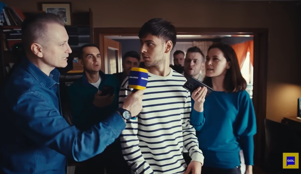 Imagine dintr-unul din spoturile campaniei „Fiecare gol contează”