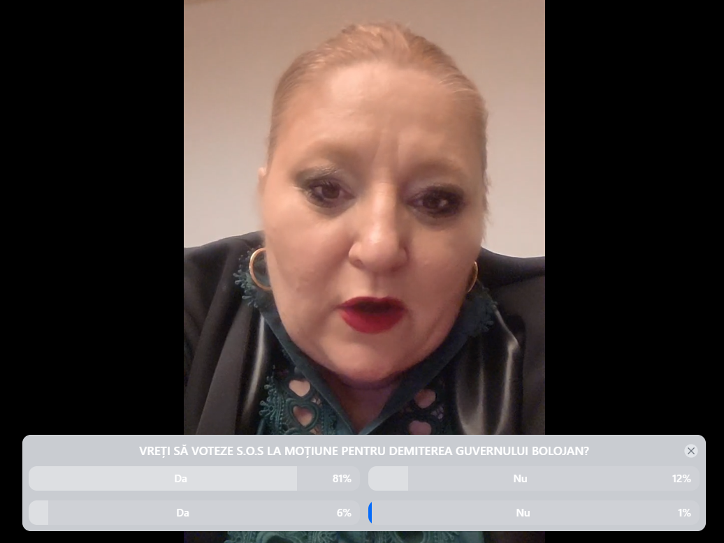 Parlamentarii S.O.S. România au intrat live pe Facebook să întrebe românii cum să voteze la moțiune / Ce răspunsuri au primit