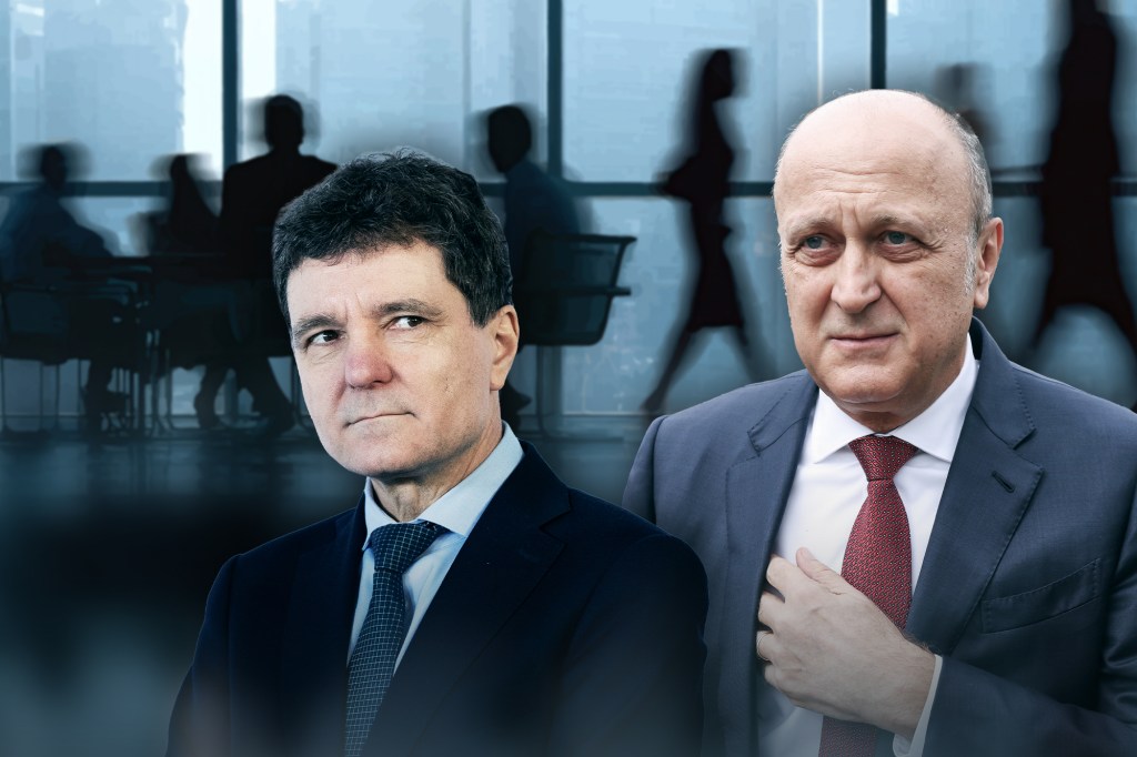Nicușor Dan și Dan Șucu. Foto: Inquam Photos / Cornel Putan și Sabin Cîrstoveanu, Shutterstock. Colaj: Ion Mateș / HotNews