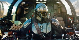 Scenă din filmul „Star Wars: The Mandalorian and Grogu”. Foto: Profimedia