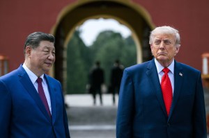 Președintele american Donald Trump, alături de liderul chinez, Xi Jinping, la Beijing Foto: Profimedia