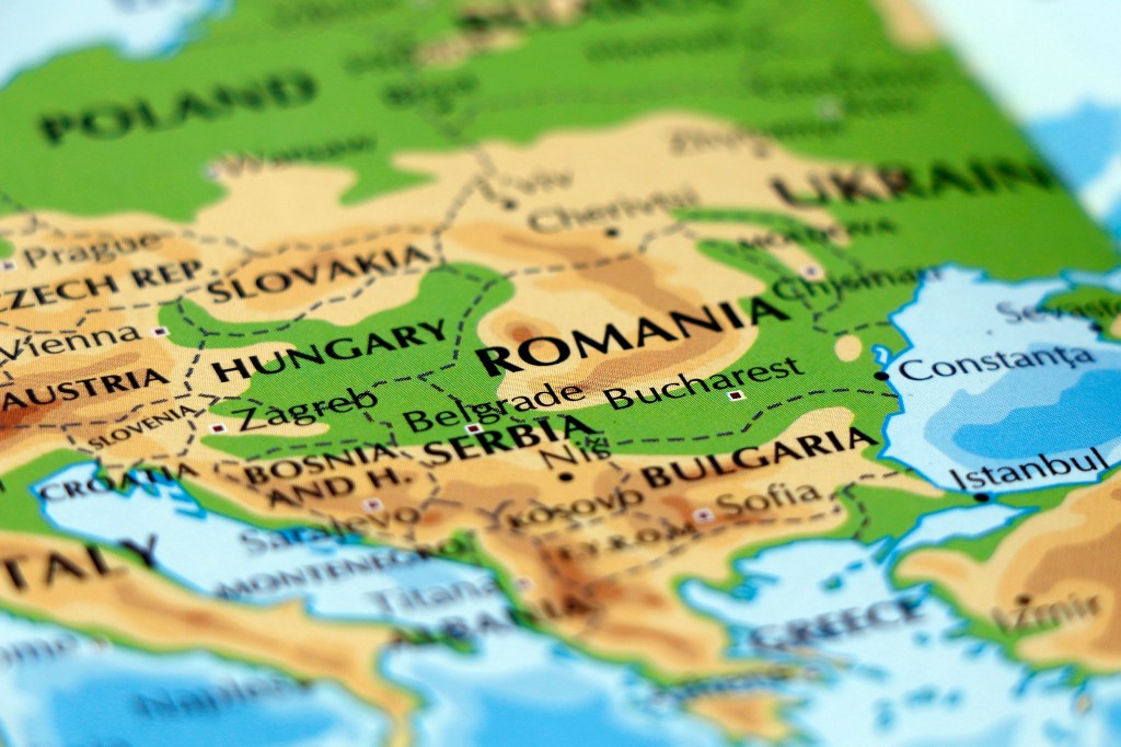 Harta României / Shutterstock