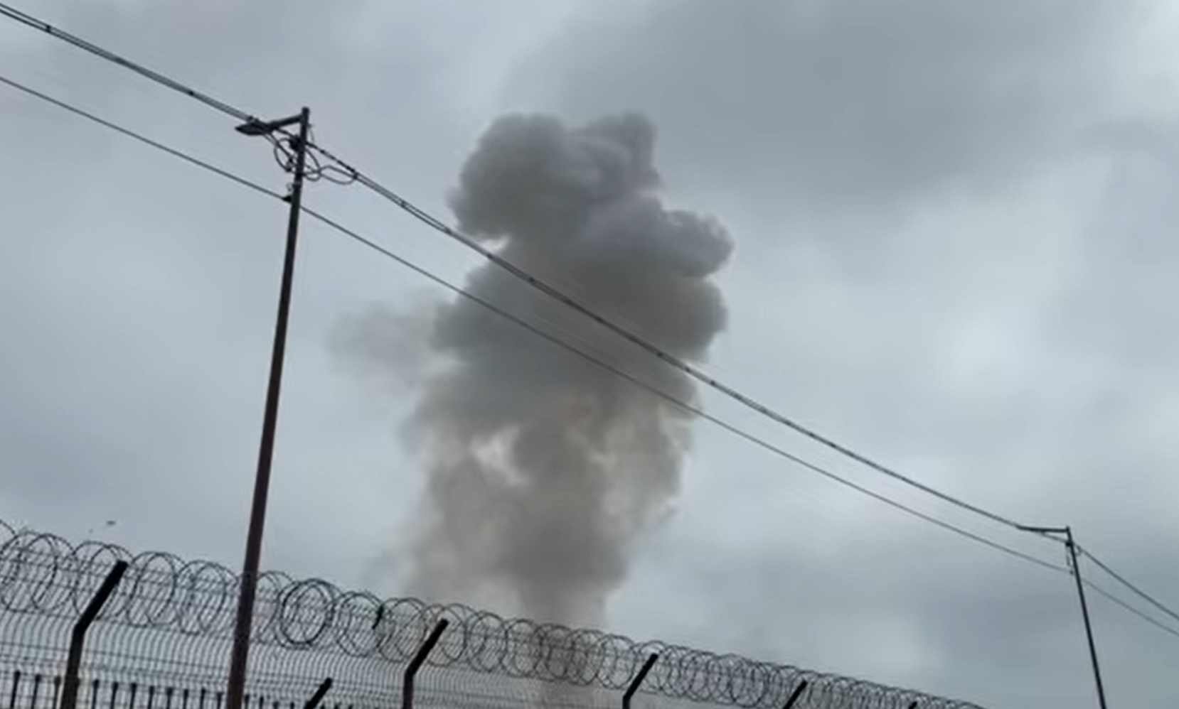 Imagini din Portul Constanța, unde a explodat o dronă marină