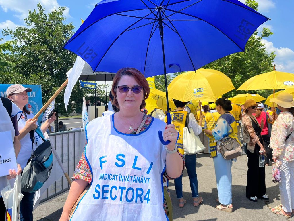 Cornelia Popa Stavri, președinta sindicatului Sector 4 / Foto: Alexandra Ifrim