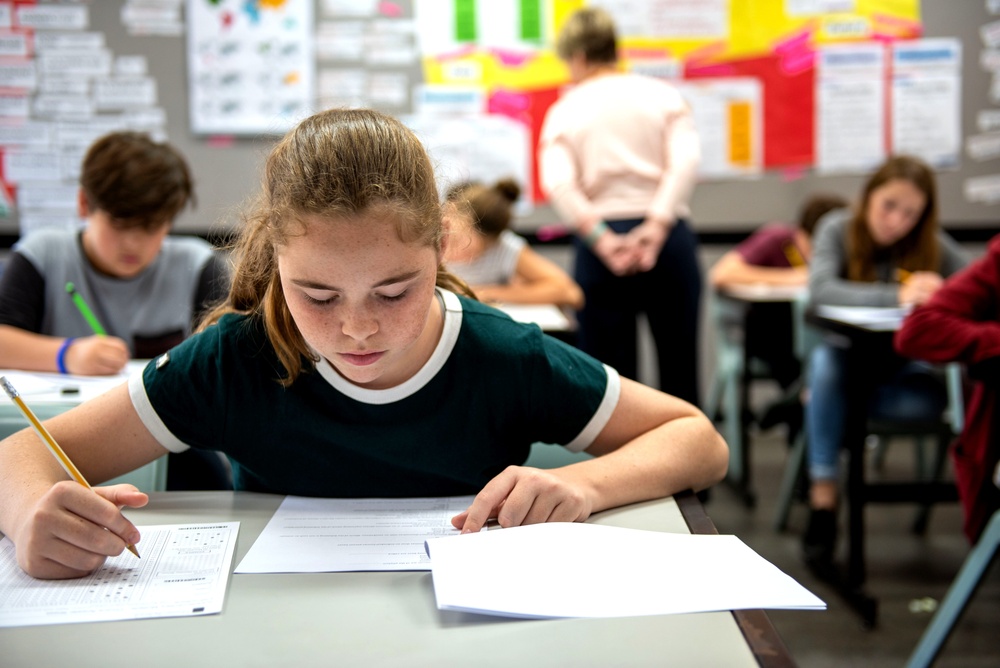 Dacă după două-trei minute elevul nu găsește rezolvarea unei probleme, e indicat să treacă la următoarea, pentru a nu pierde timp. FOTO: Shutterstock