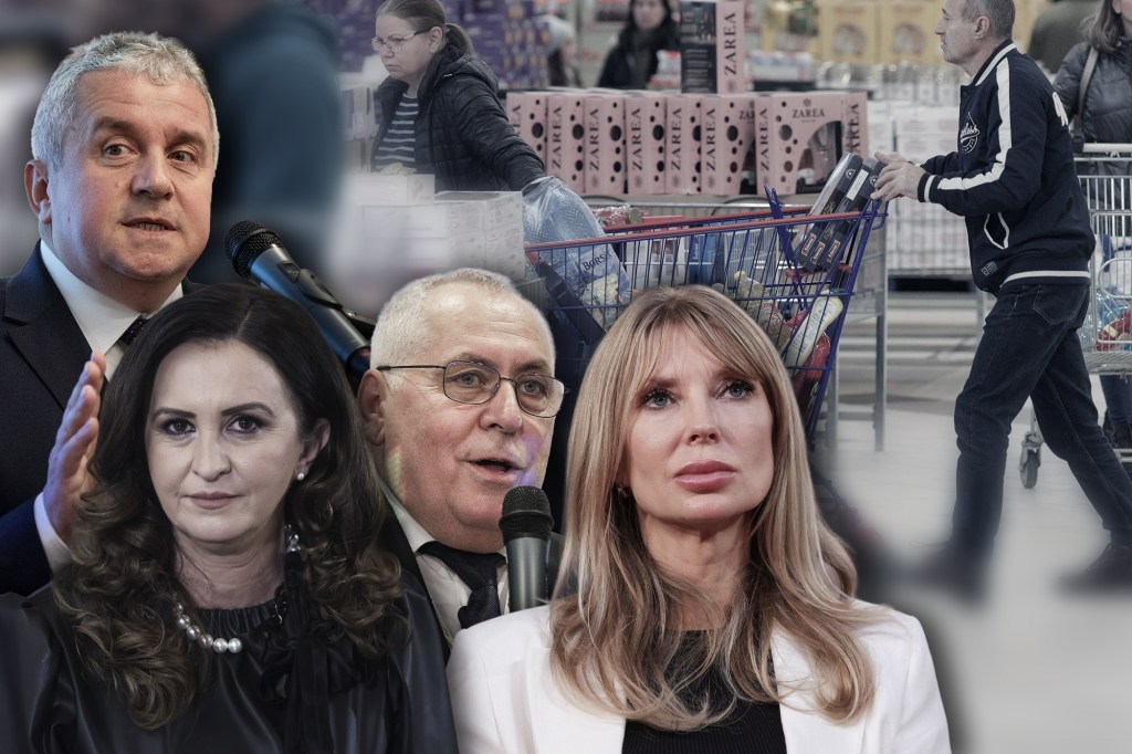 De la stânga: Daniel Buda, Natalia Intotero, Emil Drăghici și Victoria Stoiciu. Foto: Inquam Photos. Colaj: Ion Mateș / HotNews