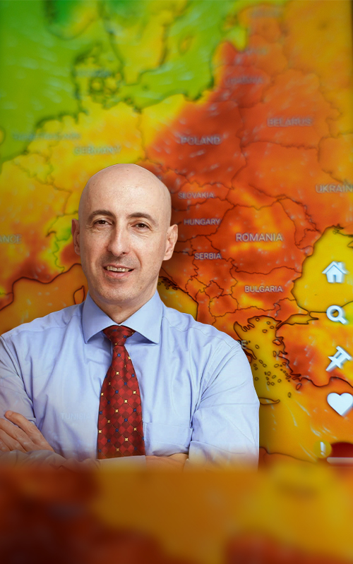Mihai Dima, profesor la Facultatea de Fizică a Universității din București. Foto: arhiva personală, Shutterstock. Colaj: Ion Mateș / HotNews