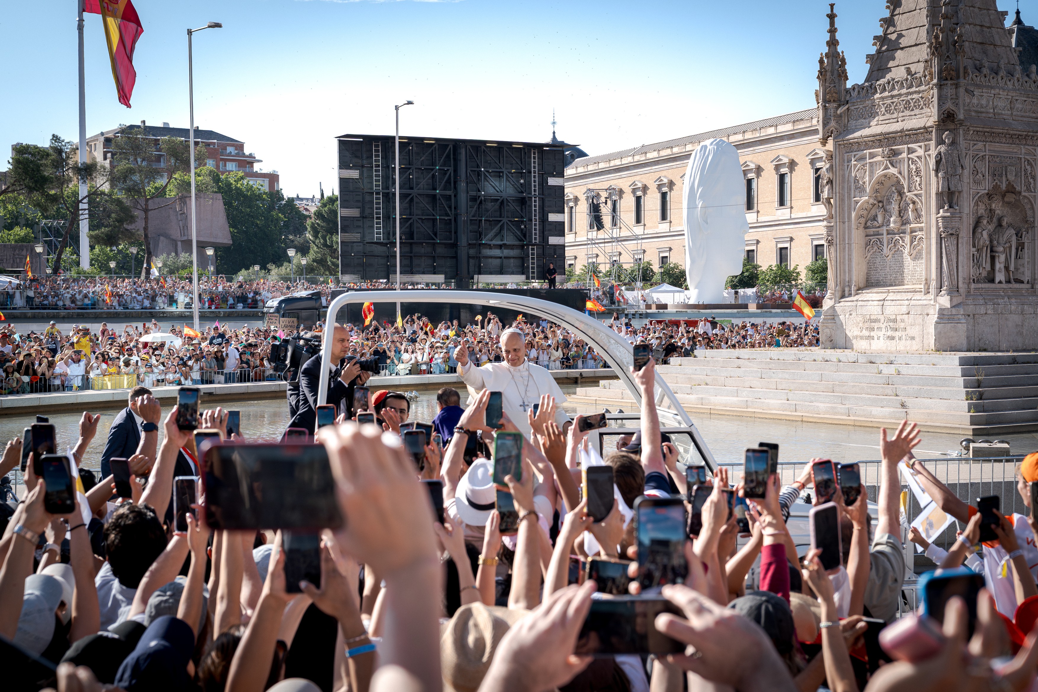 Imagini impresionante din Madrid: Peste 1 milion de oameni l
