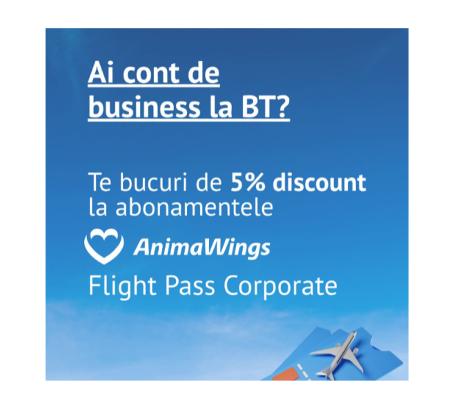 Banca Transilvania și AnimaWings lansează parteneriat pentru a oferi beneficii clienților.