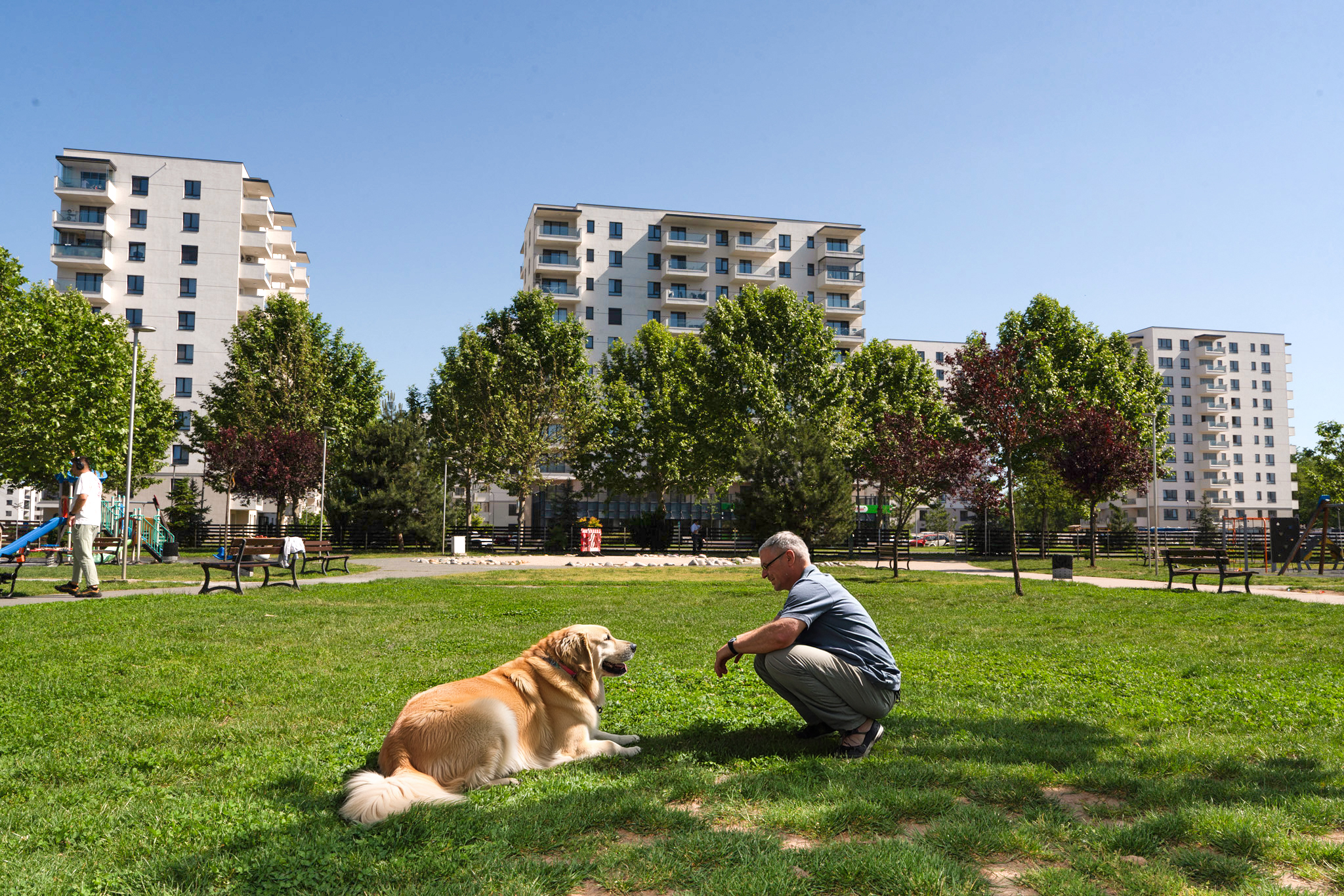 Un cartier construit pentru toți, inclusiv animalele de companie și comunitate.