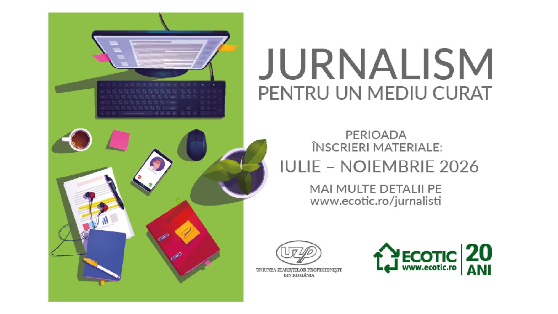 Concursul „Jurnalism pentru un Mediu Curat” lansează ediția a III-a, în România