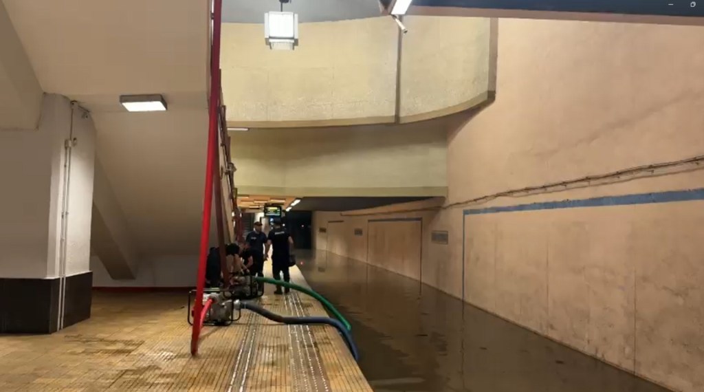 Imagini de la metrou Victoriei / Foto: Captură de ecran / DSU