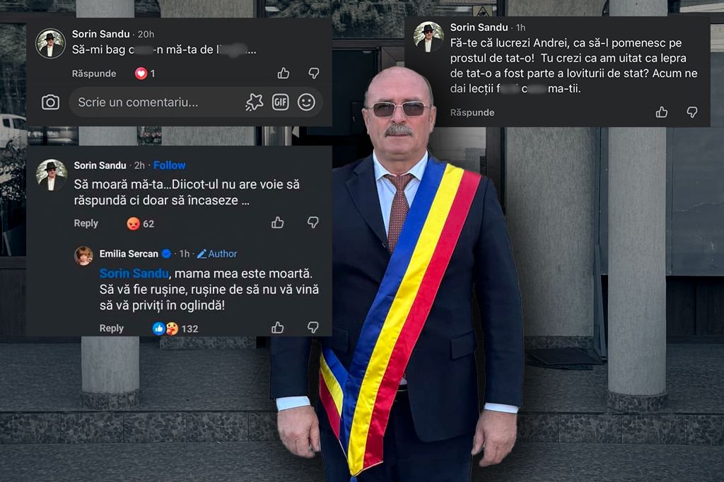 Primarul Sorin Sandu din comuna Călărași, județul Dolj Foto: Facebook.com