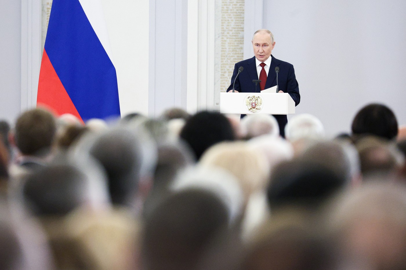 „Se formează o nouă ordine mondială şi e în joc soarta ruşilor”. Putin lasă de înțeles că este pe picior de război cel puţin încă trei ani