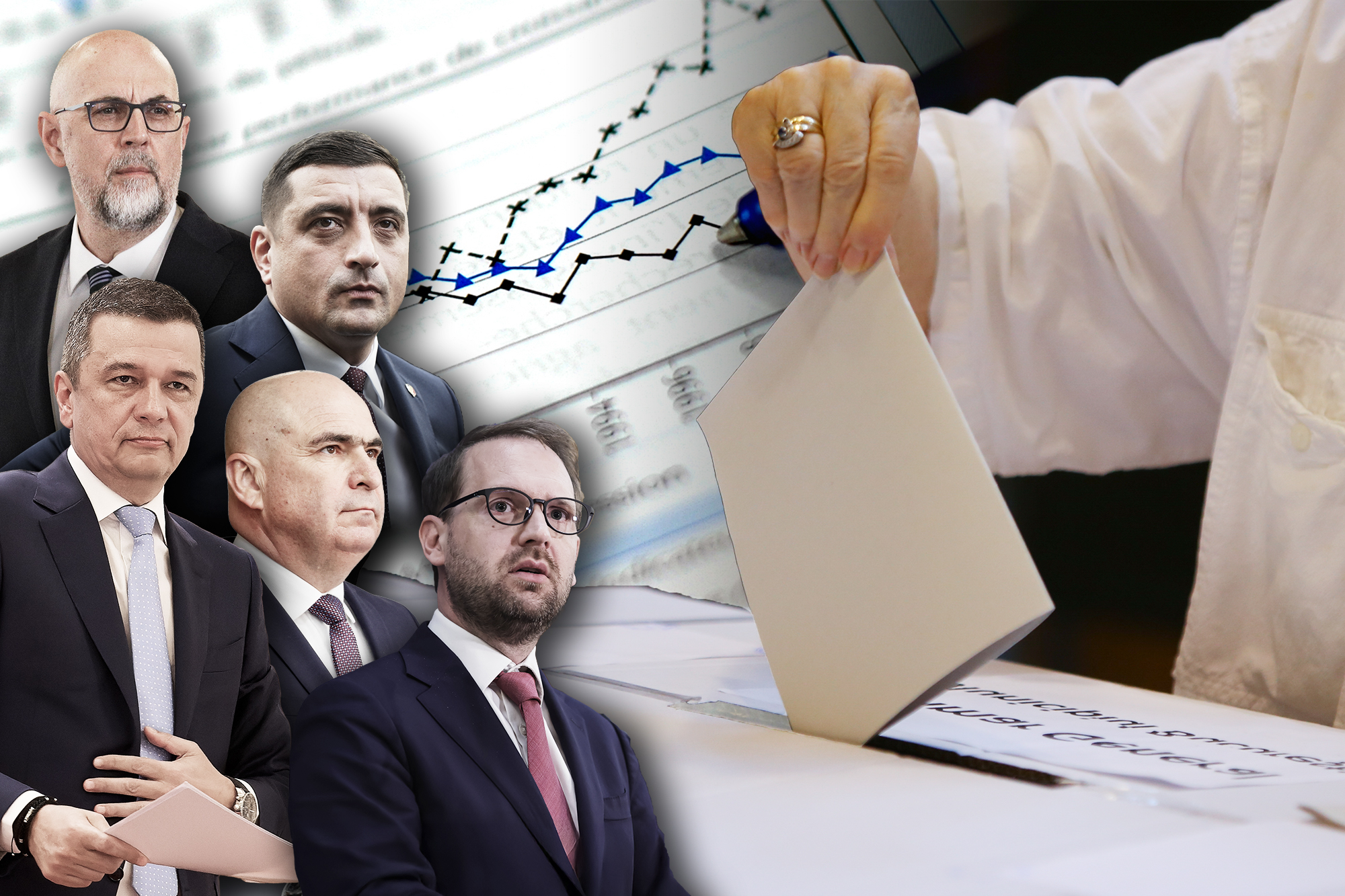 Sondaj CURS: AUR conduce în intenția de vot, PSD și PNL în cursă strânsă pentru locul 2