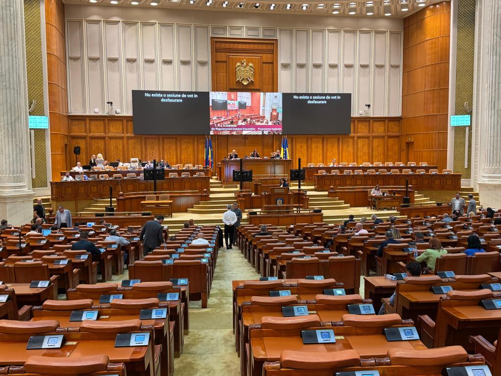Legea ANI, la vot în plenul aproape gol. 234 de deputați prezenți, doar o treime în plen