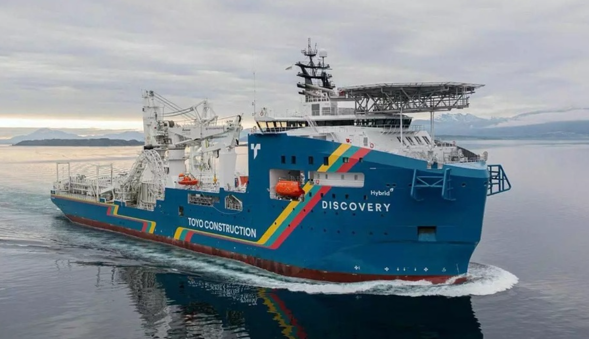 Vard Tulcea a construit pentru Japonia nava „Discovery”, destinată pozării cablurilor submarine