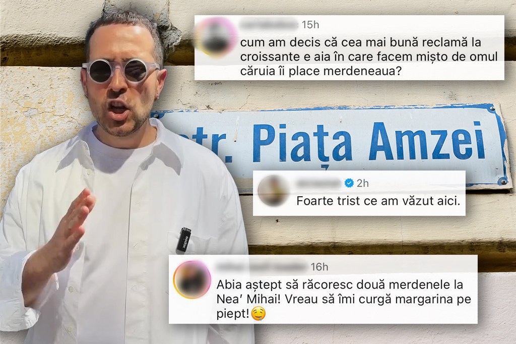 Edmond Niculușcă și comentarii la videoclipul postat. Foto: Instagram, Shutterstock. Colaj: Ion Mateș / HotNews