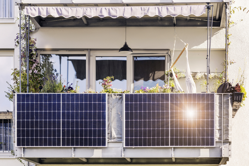 Balcony solar panels could help apartment residents cut electricity bills
