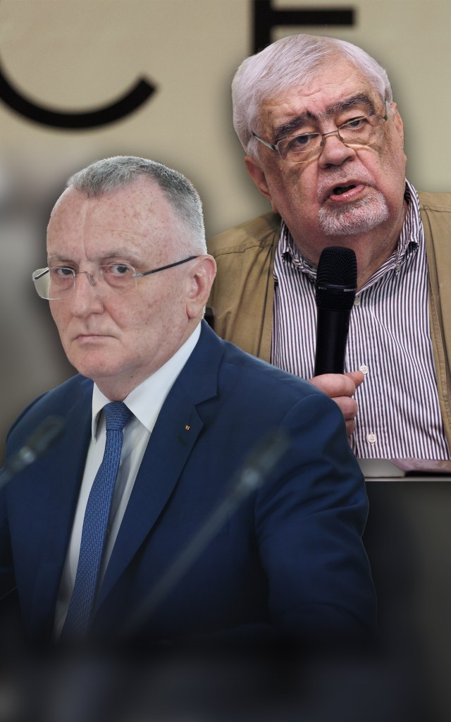 Sorin Cîmpeanu și Andrei Pleșu. Inquam Photos / George Călin și Bogdan Buda. Colaj: Ion Mateș / HotNews