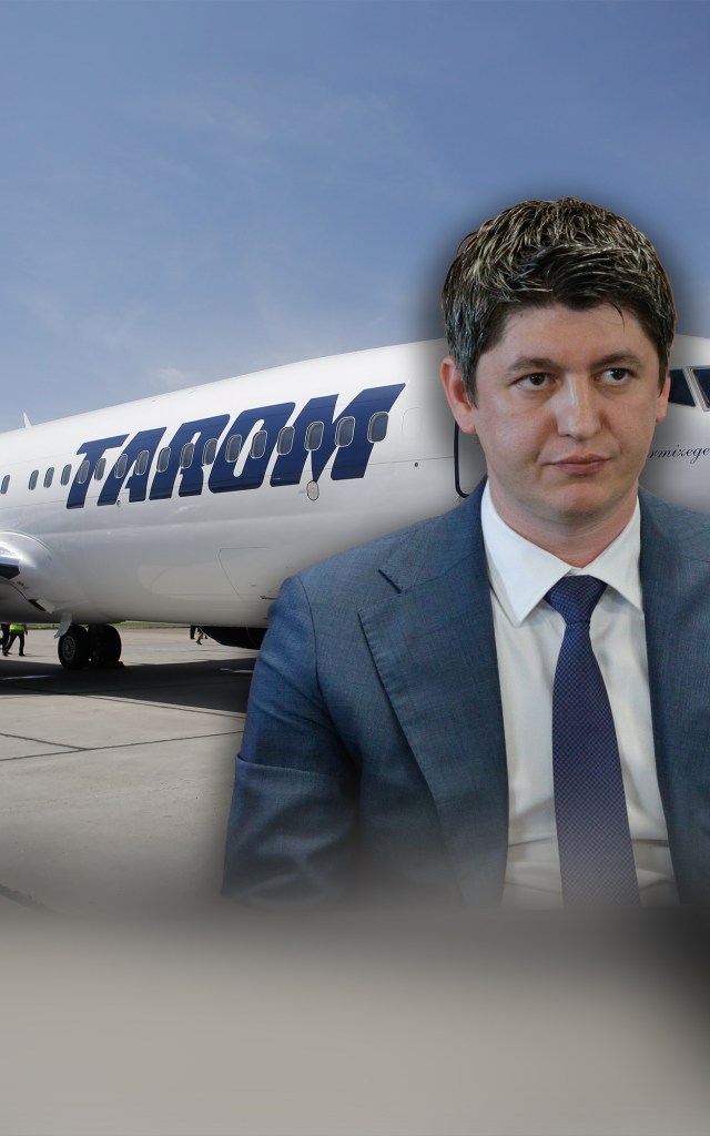 Cristian Anghel, directorul TAROM. Inquam Photos / George Călin. Colaj: Ion Mateș / HotNews