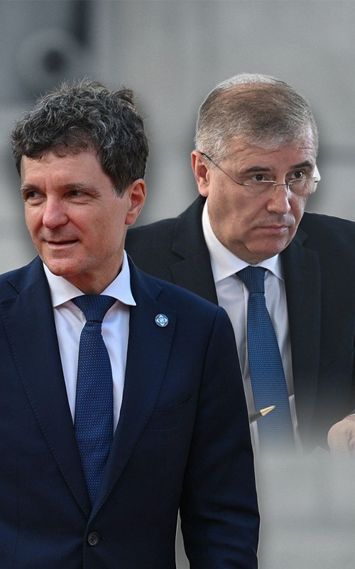 Nicușor Dan și Lucian Pahonțu. Foto: Profimedia, Agerpres. Colaj: Ion Mateș / HotNews