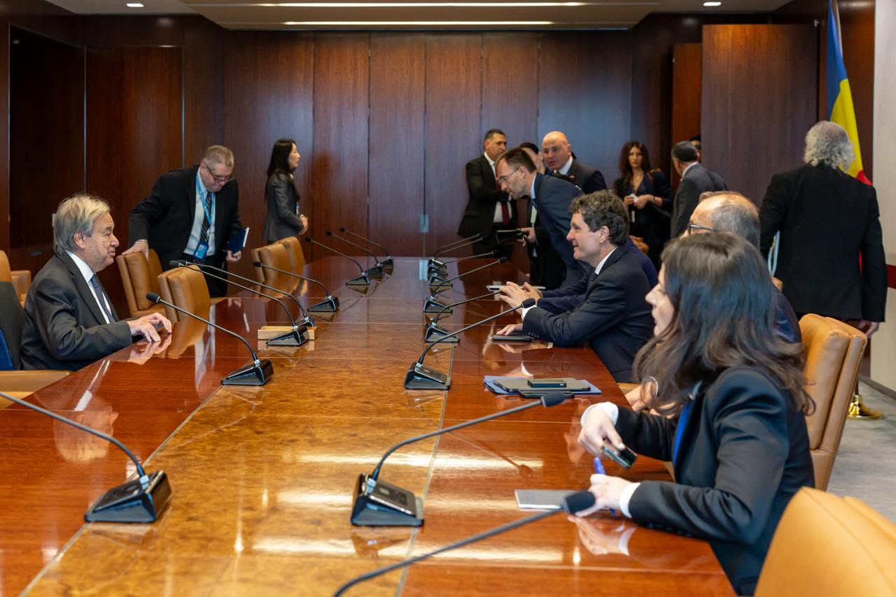 Mesajul lui Nicușor Dan după ce s-a întâlnit cu șeful ONU. „România va contribui la construirea unei Organizații a Națiunilor Unite mai puternice”