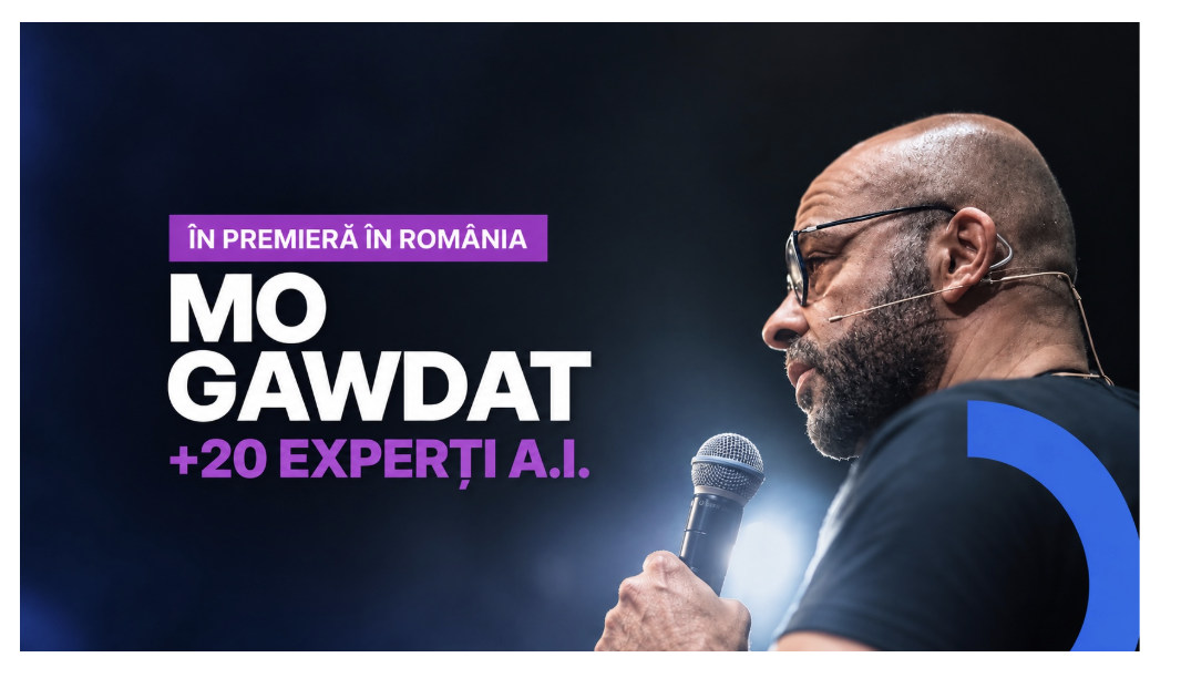 IQ Digital Summit Bucharest 2026 îl aduce pe Mo Gawdat alături de 20 de experți