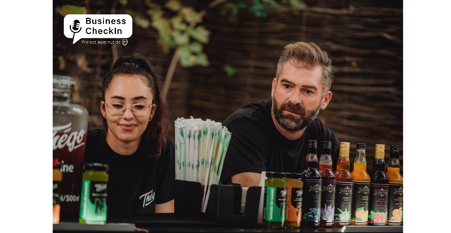 After returning home to Iași, a man built a natural syrup and juice business from a lavender plot