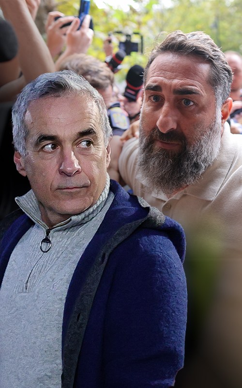 Călin Georgescu și Ionel Rusen. Inquam Photos / Octav Ganea și George Călin. Colaj: Ion Mateș / HotNews