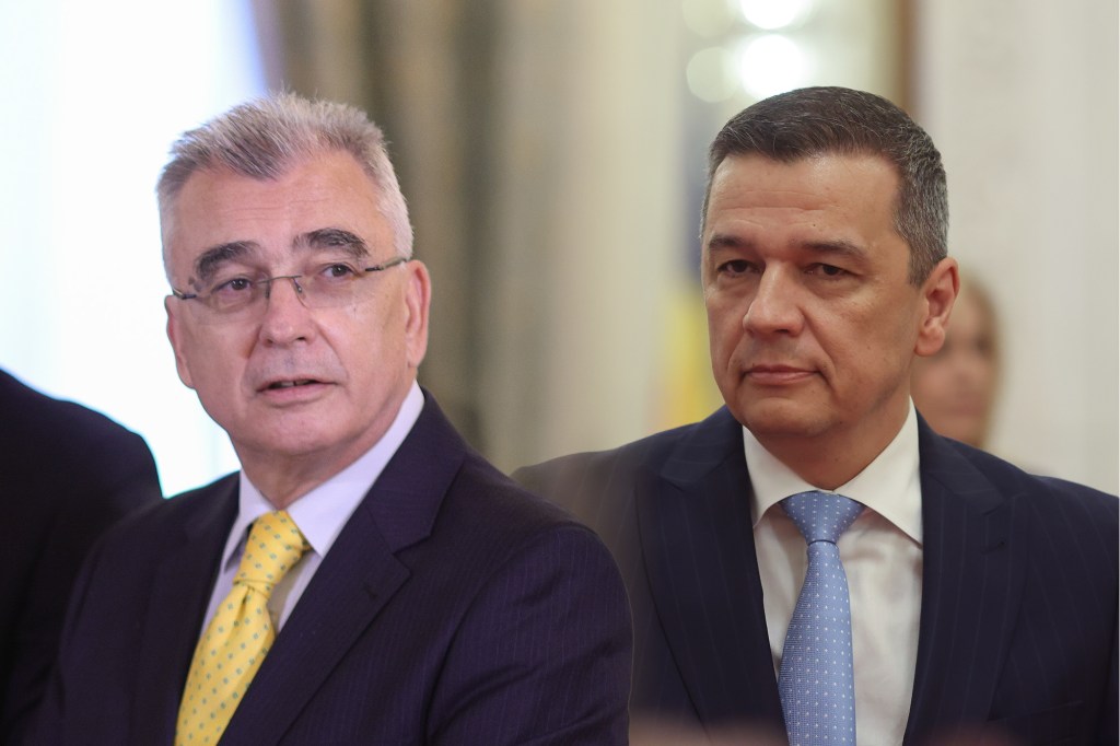 Petrișor Peiu și Sorin Grindeanu. Inquam Photos / Octav Ganea și George Călin. Colaj: Ion Mateș / HotNews