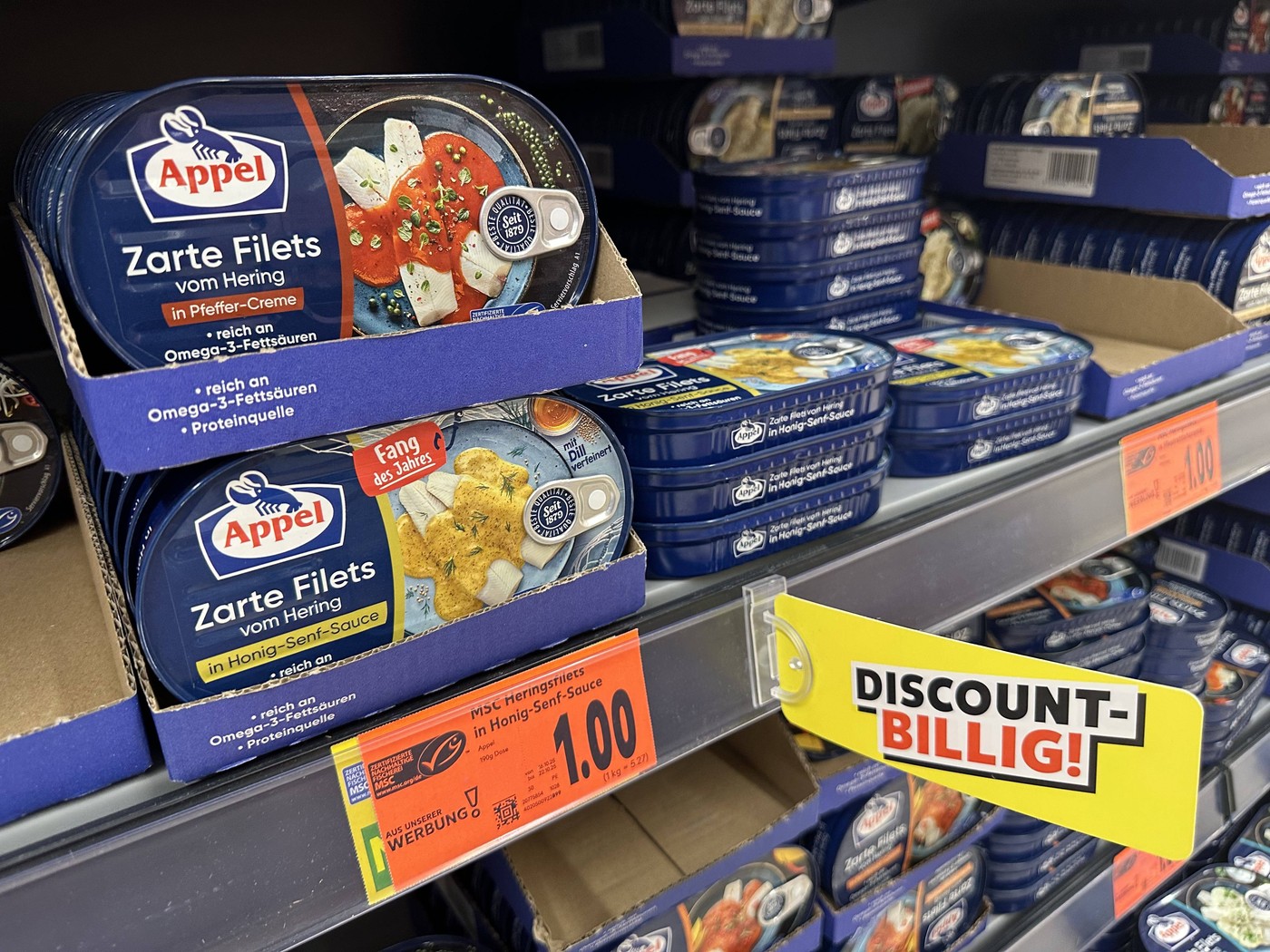 Penurie temporară de sardine în supermarketurile din Germania din cauza crizei materiilor prime