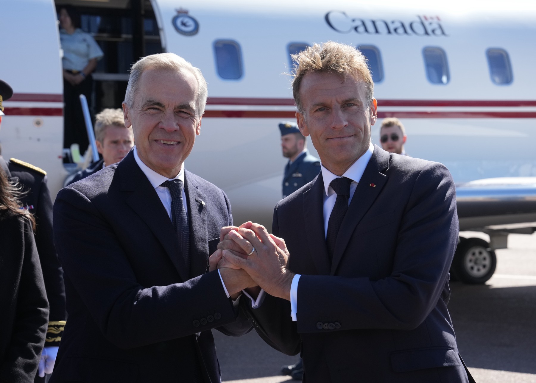 Macron l-a primit pe premierul Canadei în ultimul teritoriu francez din America de Nord, pe fondul tensiunilor cu Trump: „Prietenia noastră este o forță”