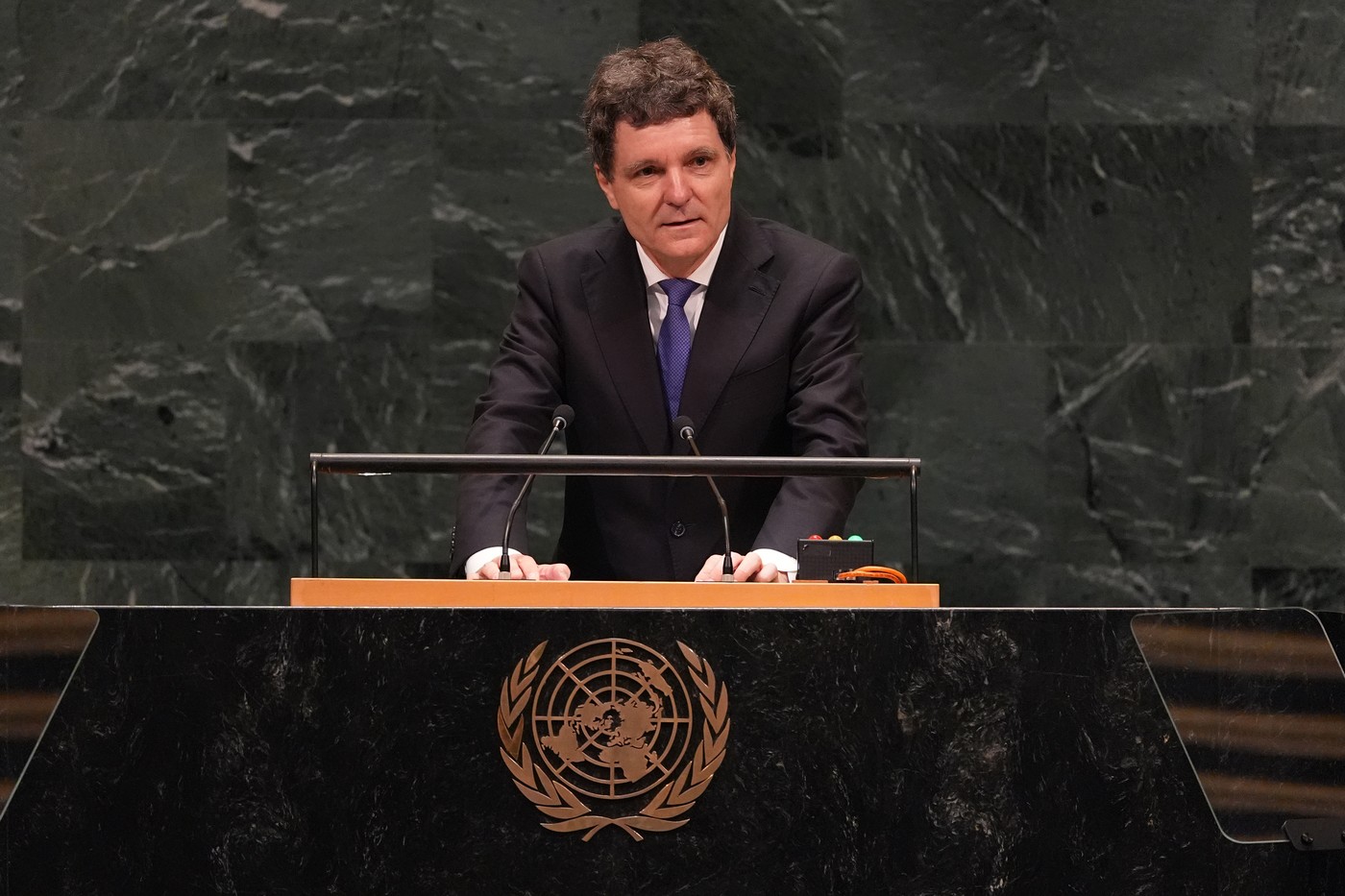 ÎN SCURT TIMP Nicușor Dan, conferință de presă de la New York