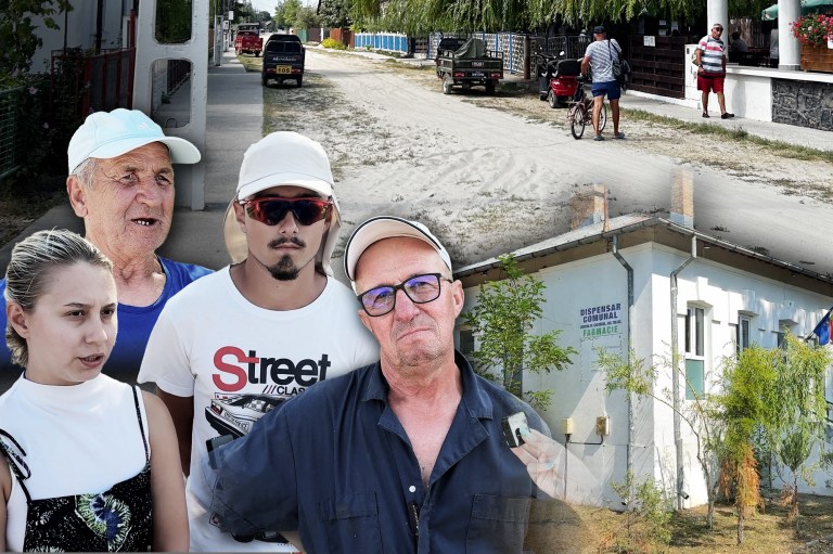 Locuitori din Sfântu Gheorghe. Fotografii de Alexandra Nistor și Alexandru Mone. Colaj: Ion Mateș / HotNews