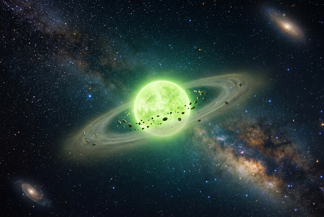 Global: Astronomers identify first known green star in the Milky Way
