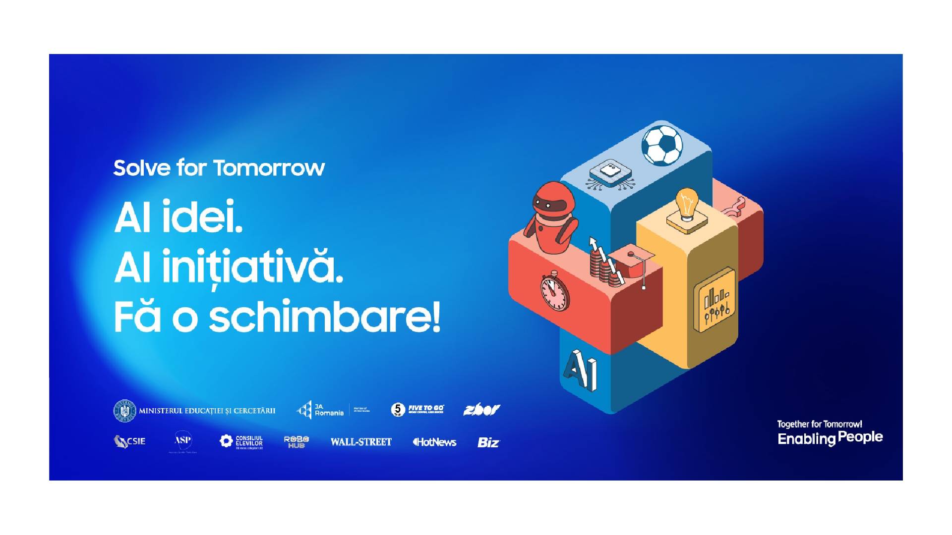 Samsung deschide înscrierile pentru cea de-a șasea ediție Solve for Tomorrow: liceenii sunt invitați să transforme ideile în soluții pentru comunitate