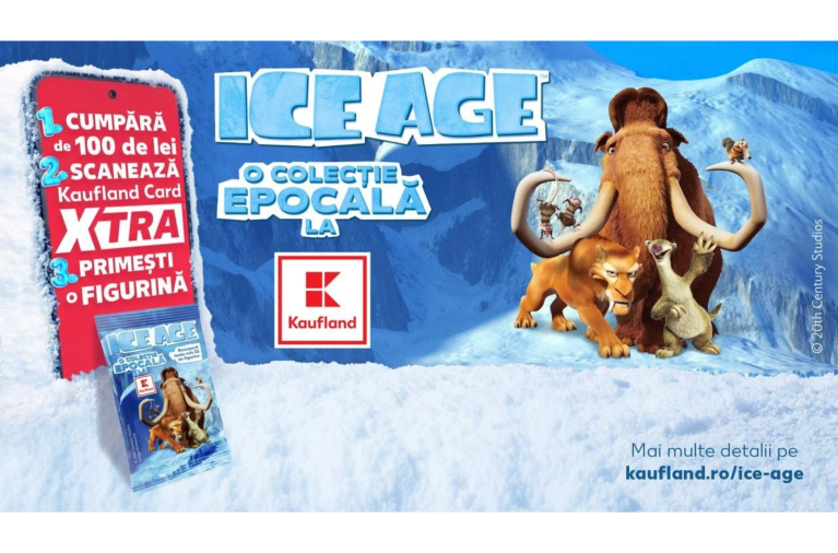 De la amintirile părinților la jocurile copiilor. Cum ajung personajele Ice Age într-o colecție de 22 de figurine la Kaufland